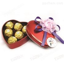 定制情人節馬口鐵巧克力包裝禮盒