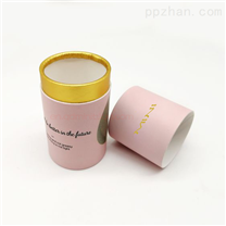 厂家销售香薰精油纸罐化妆品包装圆筒纸筒盒