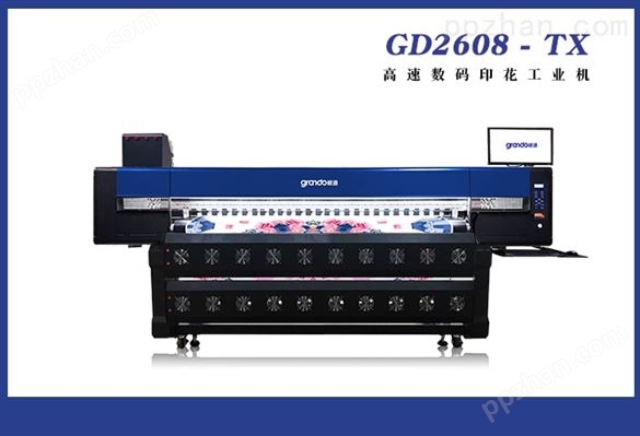 GD-2608/3208TX高速数码印花工业重型墙板机 配置8个 i3200打印喷头