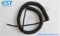 9芯PVC螺旋信号电缆