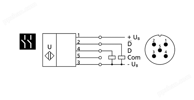 microsonic超声波传感器ucs-15系列接线图