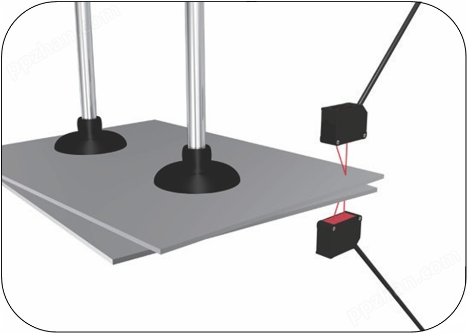 激光测距传感器板材的厚度检测