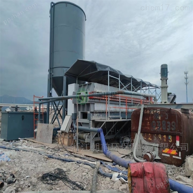 温州龙港建筑工地打桩泥浆压滤脱水固化设备