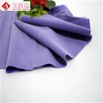 紫色针织底短毛植绒布（K03.D1.1555)
