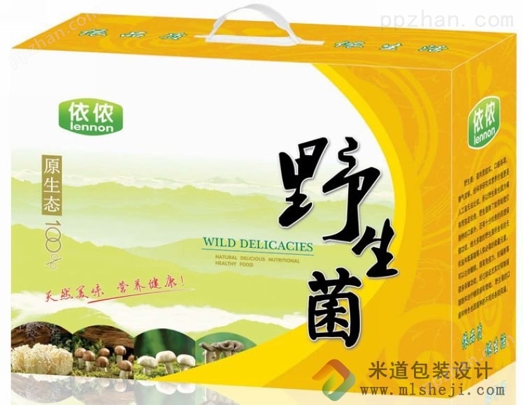 野山菌包装盒  郑州野山菌包装盒  依农野山菌包装盒