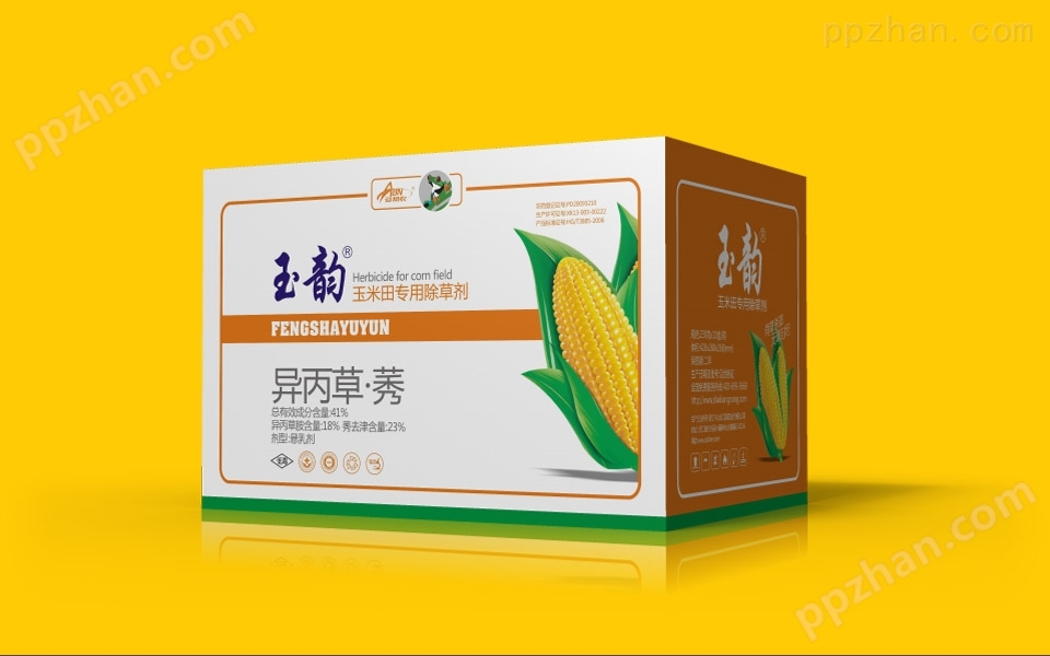 玉米地除草剂包装设计 农药厂家包装箱设计