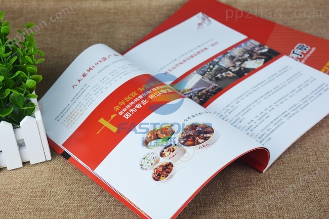 食品招商加盟宣传画册印刷