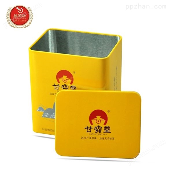 茶叶铁罐定制方形铁盒绿茶红茶铁罐*