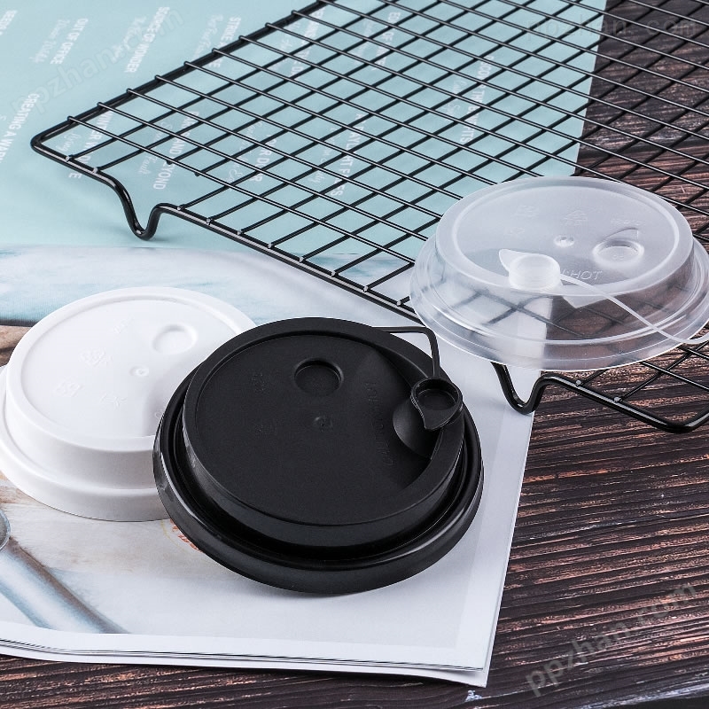 厂家直供 90PP注塑杯盖一次性加厚塑料盖子贡茶喜茶冷饮奶茶杯盖