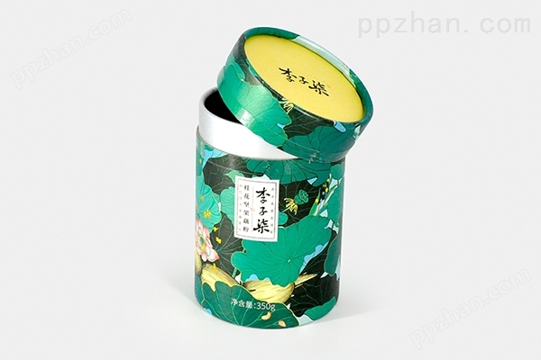 李子柒藕粉纸罐