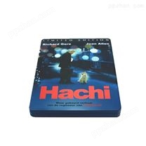 忠犬八公的故事感人电影DVD包装铁盒 马口铁光盘包装盒铁盒