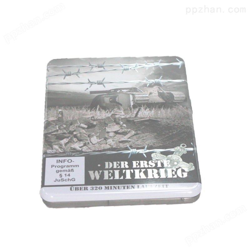 第二次世界大战系列电影光碟铁盒 战争系列电影DVD铁盒