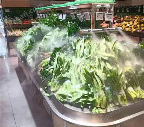 超市果蔬架喷雾加湿器