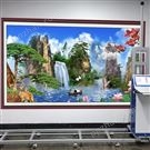 领晟5D墙绘打印机客厅墙面绘画机自动绘画