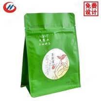 深圳茶叶塑料包装复合袋彩印自封自立八边封铝箔OPP亮膜包装袋